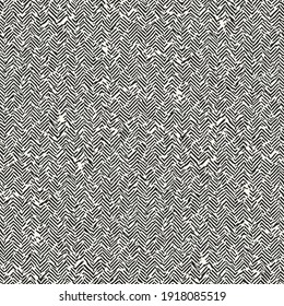 Monochrome Moiré Effect Textured Herringbone Pattern