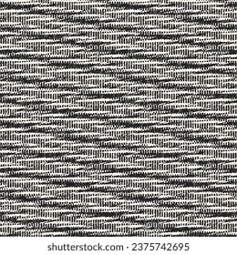 Monochrome Moiré Effect Textured Zigzag Pattern