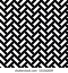 Monochrome elegant seamless pattern. Black and white pattern. Vector ornament. Belorussian traditional ornament. 