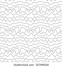 Monochrome elegant seamless pattern in black and white
