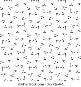 Monochrome elegant seamless pattern in black and white
