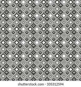 Monochrome elegant seamless pattern in black and white