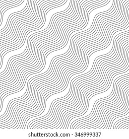 Monochrome elegant seamless pattern in black and white. Seamless geometric pattern.