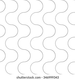 Monochrome elegant seamless pattern in black and white. Seamless geometric pattern.