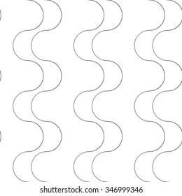 Monochrome elegant seamless pattern in black and white. Seamless geometric pattern.