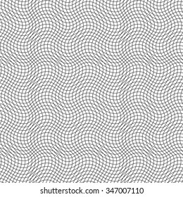 Monochrome elegant seamless pattern in black and white. Seamless geometric pattern.