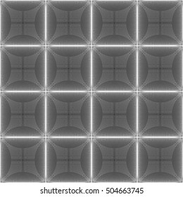 Monochrome elegant seamless pattern in black and white. Vector seamless geometric pattern in a contrasting black and white tones.