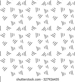 Monochrome elegant seamless pattern of triangles in black and white