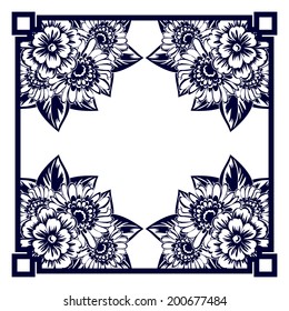 Monochrome element to design your text Monochrome element to design your text