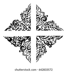 Monochrome element to design your text