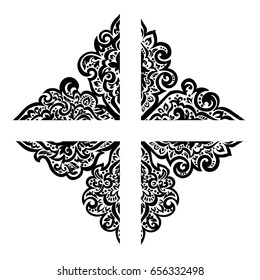 Monochrome element to design your text