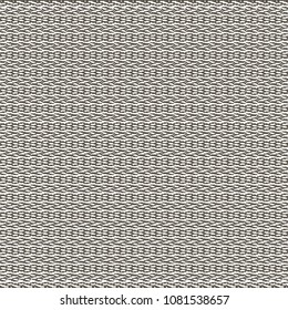Monochrome embroidered pattern, composed of alternately decorative strips. Vector illustration.