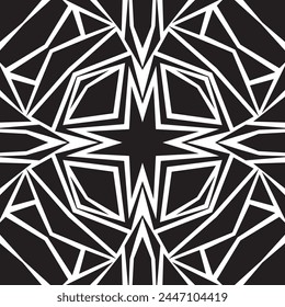 Monochrome engraving art drawing pattern