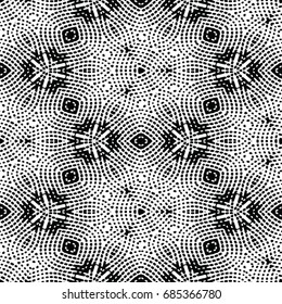 Monochrome engraving pattern. Abstract texture for certificate or diploma, currency and money design. Single-leaf woodcut, xylography, printmaking. Vector Illustration