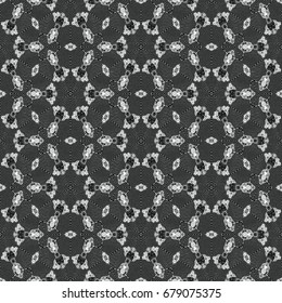 Monochrome engraving pattern. Hexagonal symmetry. Seamless abstract texture for certificate or diploma, currency and money design. Single-leaf woodcut, xylography, printmaking. Vector Illustration