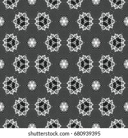 Monochrome engraving pattern. Hexagonal symmetry. Abstract texture for certificate or diploma, currency and money design. Single-leaf woodcut, xylography, printmaking. Vector Illustration