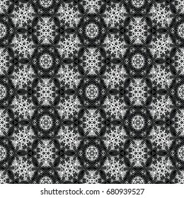 Monochrome engraving pattern. Hexagonal symmetry. Abstract texture for certificate or diploma, currency and money design. Single-leaf woodcut, xylography, printmaking. Vector Illustration