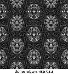 Monochrome engraving pattern. Hexagonal symmetry. Abstract texture for certificate or diploma, currency and money design. Single-leaf woodcut, xylography, printmaking. Vector Illustration