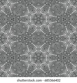 Monochrome engraving pattern. Hexagonal symmetry. Abstract texture for certificate or diploma, currency and money design. Single-leaf woodcut, xylography, printmaking. Vector Illustration