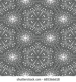 Monochrome engraving pattern. Hexagonal symmetry. Abstract texture for certificate or diploma, currency and money design. Single-leaf woodcut, xylography, printmaking. Vector Illustration