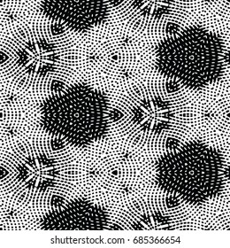 Monochrome engraving pattern. Hexagonal symmetry. Abstract texture for certificate or diploma, currency and money design. Single-leaf woodcut, xylography, printmaking. Vector Illustration