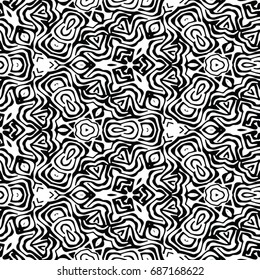 Monochrome engraving pattern. Hexagonal symmetry. Abstract texture for certificate or diploma, currency and money design. Single-leaf woodcut, xylography, printmaking. Vector Illustration