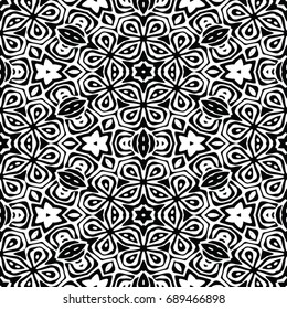 Monochrome engraving pattern. Hexagonal symmetry. Abstract texture for certificate or diploma, currency and money design. Single-leaf woodcut, xylography, printmaking. Vector Illustration