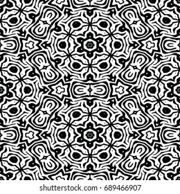 Monochrome engraving pattern. Hexagonal symmetry. Abstract texture for certificate or diploma, currency and money design. Single-leaf woodcut, xylography, printmaking. Vector Illustration