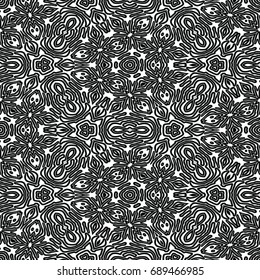 Monochrome engraving pattern. Hexagonal symmetry. Abstract texture for certificate or diploma, currency and money design. Single-leaf woodcut, xylography, printmaking. Vector Illustration