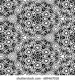 Monochrome engraving pattern. Hexagonal symmetry. Abstract texture for certificate or diploma, currency and money design. Single-leaf woodcut, xylography, printmaking. Vector Illustration