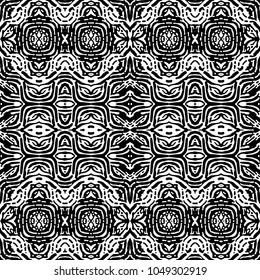 monochrome engraving pattern. Texture for design certificate or diploma, currency and money design. Single-leaf woodcut, xylography, printmaking. Vector Illustration