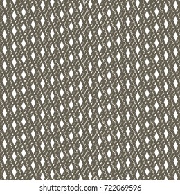 Monochrome ethnic geometric pattern. Textile print. Abstract vector.