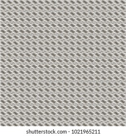 Monochrome fabric texture with spotted pattern. Fine graphics. Abstract vector.