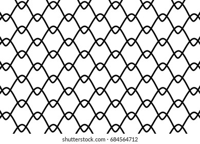 monochrome fence pattern