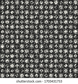Monochrome Flecked Checkered Textured Pattern