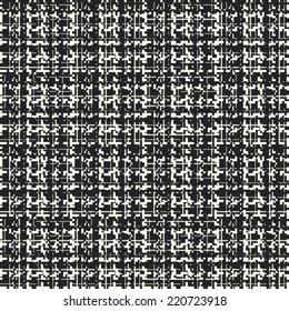 Monochrome Flecked Textured Checkered Pattern