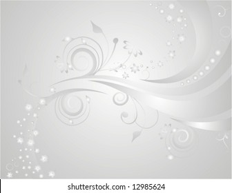 monochrome floral background