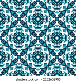Monochrome floral lattice seamless pattern. Overlapping art forms, stripes, polygons, segments are grouped and arranged in a certain order. Vector. 
