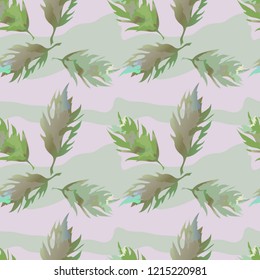 Monochrome floral seamless, textile and wallpaper