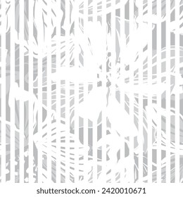 Diseño de patrón monocromo a rayas florales sin fisuras para textiles y gráficos de moda
