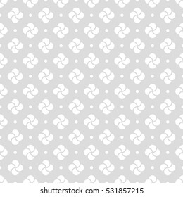Monochrome flower pattern,seamless background. 
