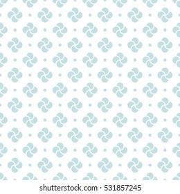 Monochrome flower pattern,seamless background. 