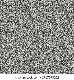 Monochrome Fluffy Mélange Textured Pattern