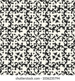 Monochrome Folk Ornate Textured Pattern