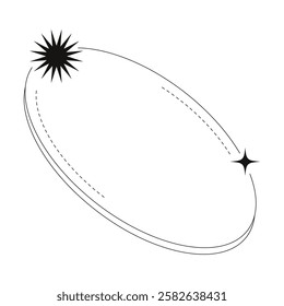 monochrome frame template isolated design