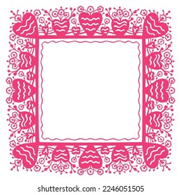 Monochrome frames in retro style monochrome frames isolated on white background. vector illustration.