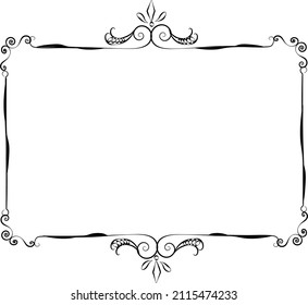 Monochrome full frame illustration with vintage design