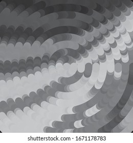 Fondo geométrico monocromo. Patrón abstracto de ilustración de medio tono. Textura vintage