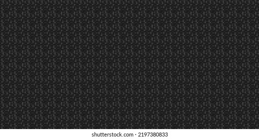 Monochrome geometric grid Pixel Art style background Modern black and white abstract mosaic texture