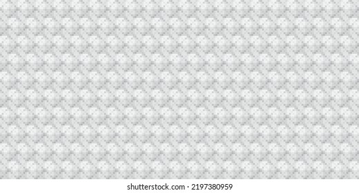 Cuadrícula geométrica monocromática Pixel Art fondo de mosaico abstracto moderno en blanco y negro